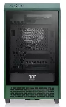 Корпус mini-ITX Thermaltake The Tower 200 Racing Green CA-1X9-00SCWN-00 гоночный зелёный, без БП, боковая панель из закаленного стекла, USB Type-C, 2*