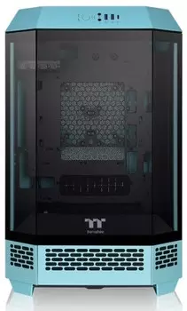 Корпус mini-ITX Thermaltake The Tower 300 Turquoise CA-1Y4-00SBWN-00 голубой, без БП, 2*USB3.0, audio