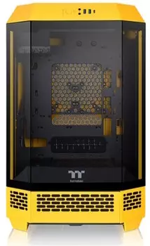 Корпус mini-ITX Thermaltake The Tower 300 Bumblebee CA-1Y4-00S4WN-00 желтый, без БП, 2*USB3.0, audio