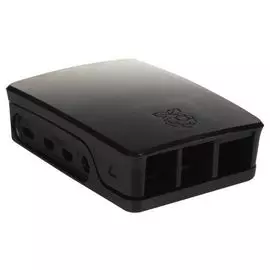 Корпус Qumo RS028 ABS Plastic case for Raspberry Pi 4 Black