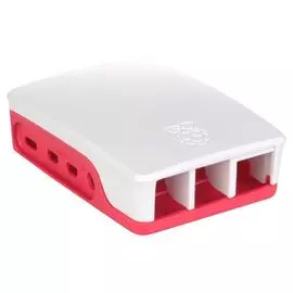 Корпус Qumo RS030 ABS Plastic case for Raspberry Pi 4 White+Red
