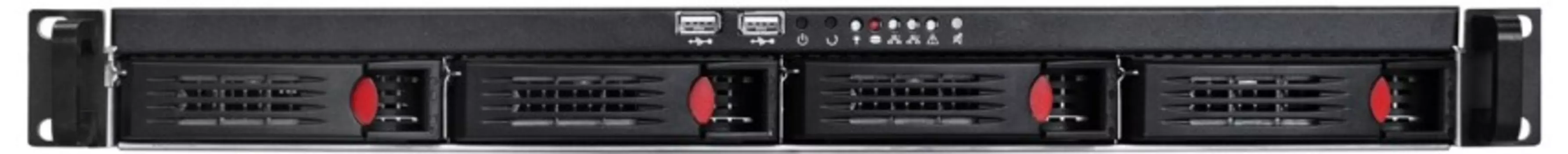 Корпус серверный 1U Exegate Pro 1U660-HS04/1U-700ADS 19", высота 1U, глубина 660, БП 700W, 4xHotSwap, USB