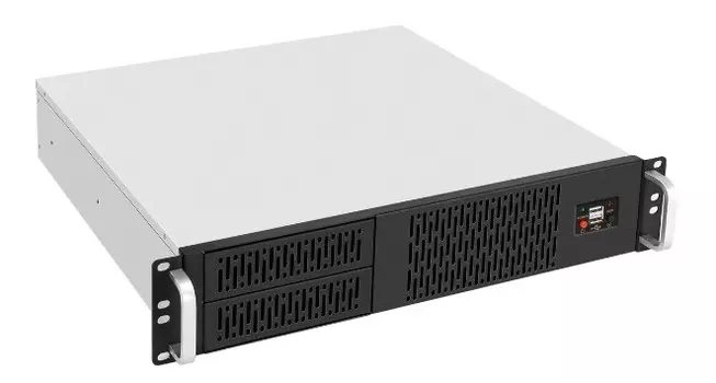 Корпус серверный 2U Exegate Pro 2U400-02 EX297150RUS (mATX, 2*5.25" (3*3.5"), 400W, 2*USB 2.0)