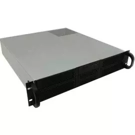 Корпус серверный 2U Procase RE204-D4H2-A-48 без БП, 2*3.5", 4*5.25", 2*USB 3.0, ATX 12"x9.6"