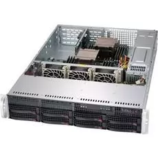 Корпус серверный 2U Supermicro CSE-825TQC-R802LPB 8*3.5" HS SAS3/SATA, 2*3.5" SAS3/SATA, 7*LP exp. slots, 2*800W