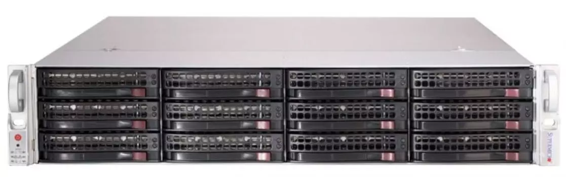 Корпус серверный 2U Supermicro CSE-826BE2C-R609JBOD (12*3.5" HS HDD, IPMI lan, 2*600W)