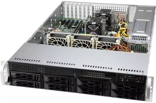 Корпус серверный 2U Supermicro CSE-LA25TQC-R609LP ATX 12"x10", E-ATX 12x13", EE-ATX 13"x13.68", 7*low-profile slots, 2*650W
