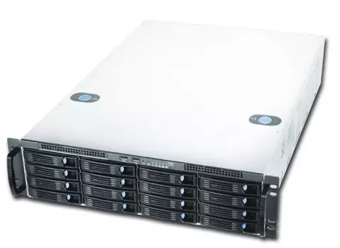 Корпус серверный 3U Chenbro RM31616H15*14285 E-ATX, без БП, 16*3.5" HS, 2*USB 3.2