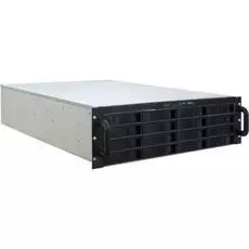 Корпус серверный 3U Procase ES316-SATA3-B-0 (16 SATA3/SAS 6G hotswap HDD), черный, без БП, глубина 650мм, MB 12"x13"