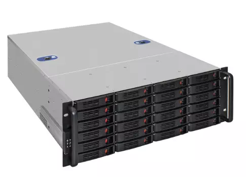 Корпус серверный 4U Exegate Pro 4U660-HS24 EX293581RUS RM 19", высота 4U, глубина 660, БП 1000ADS, 24xHotSwap, USB
