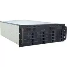 Корпус серверный 4U Procase ES416-SATA3-B-0 16 SATA3/SAS 6Gb hotswap HDD, черный, без блока питания, глубина 650мм, MB 12"x13"