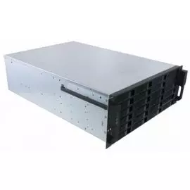 Корпус серверный 4U Procase ES420-SATA3-B-0 (20 SATA 3/SAS hotswap HDD), черный, без блока питания, глубина 650мм, MB 12"x13"