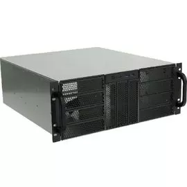 Корпус серверный 4U Procase RE411-D11H0-C-48 черный, 11x5.25+0HDD, без БП, глубина 480мм,MB CEB 12"x10,5"