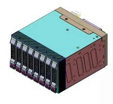 Корзина Chenbro SK32801H01*15188 для установки в два слота 5.25", 8*2.5" HS