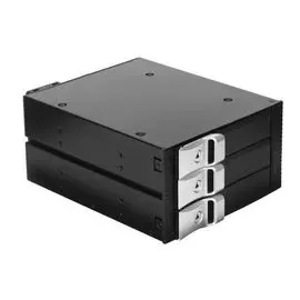 Корзина для жесткого диска Exegate HS335-01 EX264639RUS универсальная, на 3*3,5" SATA/SAS HDD, занимает 2*5,25" отсека