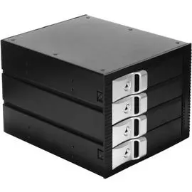 Корзина для жесткого диска Exegate HS435-01 EX264645RUS универсальная, на 4*3,5" SATA/SAS HDD, занимает 3*5,25" отсека