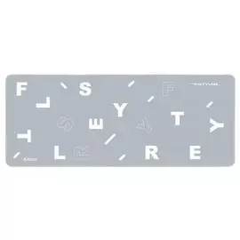 Коврик для мыши A4Tech FStyler FP75 серый/белый 750x300x2мм 1599691