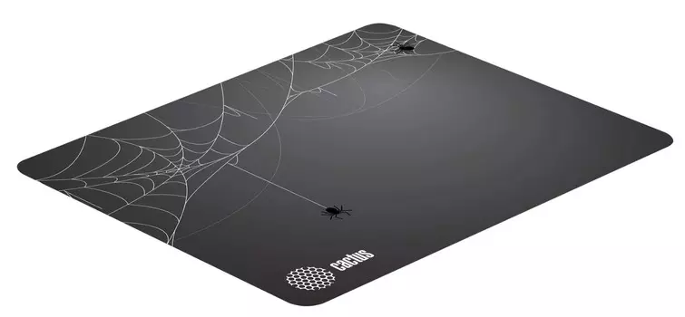 Коврик для мыши Cactus CS-MP-D13S Spider gray черный 250x200x3мм