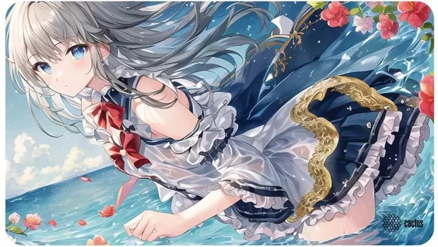 Коврик для мыши Cactus CS-MP-PRO02XLL Anime flowers 700x400x3мм