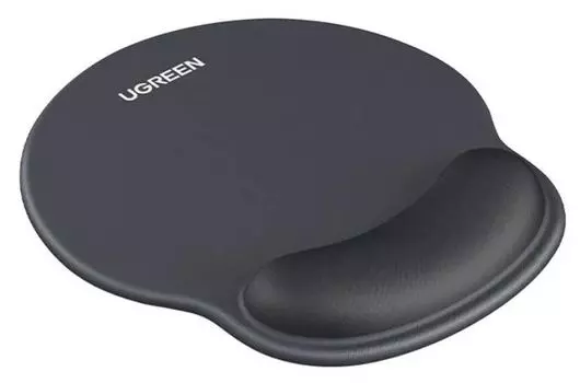 Коврик для мыши UGREEN LP668 с поддержкой запястья, цвет: черный
