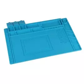 Коврик IQFuture IQ-SMAT-45 силиконовый термостойкий 45х30см, A3, для ремонта и пайки электронных компонентов и микросхем, 180 секций, магнитные площад