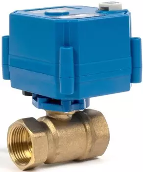 Кран Бастион Бастион_164 шаровый 3/4'' с электроприводом, 12V 3/4 дюйма, ручное открытие / закрытие