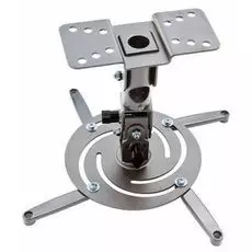 Крепление для проектора Cactus CS-VM-PR04-AL серебристый, до 10кг, 207мм, настенный и потолочный, поворот и наклон