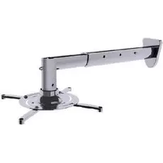 Крепление для проектора Cactus CS-VM-PR05BL-AL серебристый, до 23кг, 410-632мм, настенный и потолочный, поворот и наклон