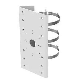 Крепление HIKVISION DS-1275ZJ(SPTZ) на столб, белый, для поворотных платформ DS-2DY32хх серии, сталь, 250 x 127 x 46мм