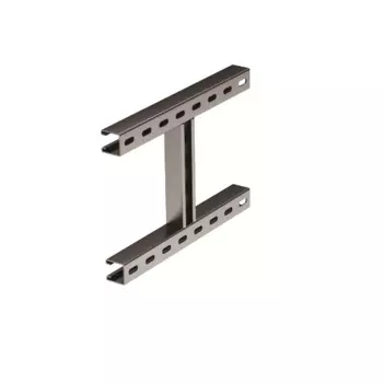 Крепление к вертикальной двутавровой балке DKC BMH4040HDZ H-образное, 400 мм, горячеоцинкованное, "B5 Combitech"