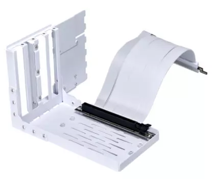 Крепление Lian Li G89.VG4-4-V2W.R0 универсальное для вертикальной установки GPU с райзер-кабелем Gen.4.0, white