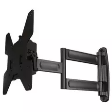 Крепление настенное Wize A37 шарнирное, для 13-37", до 36кг, VESA 200x200, наклон +15/-5°, поворот 180°, от стены 7-39 см, черное