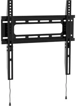 Крепление настенное Wize WF46 универсальное фиксированное для 23"-65" LCD телевизоров, VESA 400х400, расстояние от стены 2.5 см, до 45 кг, черное