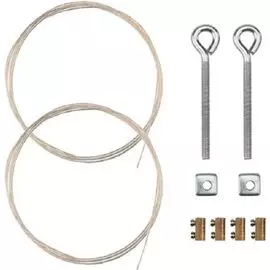 Крепление Rexant 146-260 подвесов, трос 0,85 мм, длина 1 м (комплект 2 шт.)