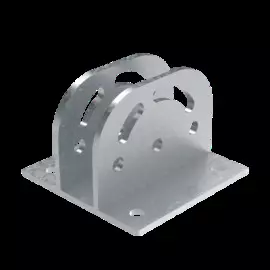 Крепление шарнирное с площадкой DKC BSF4104HDZ DKC BSF4104HDZ для профиля BPM-41, горячеоцинкованное, "B5 Combitech"