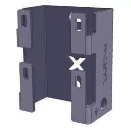 Крепление универсальное AXELENT 2110-2 X-TRAY X10 mini, оцинкованно-хромированное