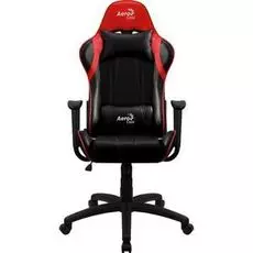Кресло AeroCool AC100 AIR 4718009155053 black/red, игровое, макс нагрузка 150кг