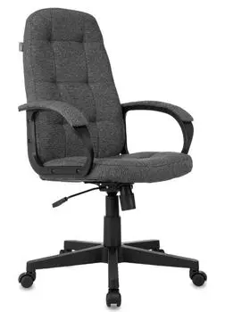 Кресло Бюрократ CH 002 руководителя Fabric серый 3C1 крестов. пластик