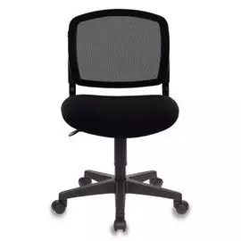 Кресло Бюрократ CH-296NX цвет черный, сиденье черное, 15-21 крестовина пластик