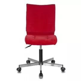 Кресло Бюрократ CH-330M цвет красный, Velvet 88, крестовина металл хром