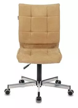 Кресло Бюрократ CH-330M/VELV73 цвет горчичный Velvet 73 крестовина металл