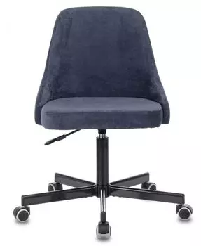 Кресло Бюрократ CH-340M/LT-27 цвет темно-синий Light-27 крестовина металл