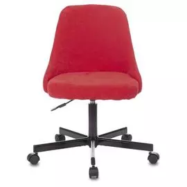 Кресло офисное Бюрократ CH-340M/VELV88 цвет красный Velvet 88 крестовина металл