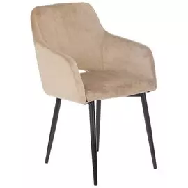 Кресло Бюрократ CH-380F/5LATTE цвет латте Italia 5 на ножках металл черный