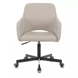 Кресло Бюрократ CH-380M цвет миндальный, каппучино 38-402, крестовина металл