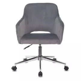 Кресло Бюрократ CH-380SL цвет серая жемчужина, Italia 26, крестовина металл хром