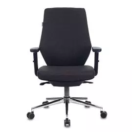 Кресло Бюрократ CH-545SL цвет серый 38-417, крестовина металл хром