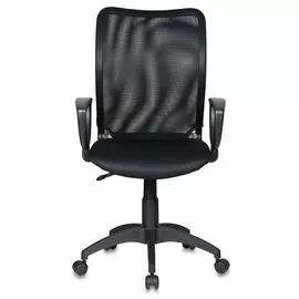 Кресло Бюрократ CH-599AXSN черное/черное, спинка сетка