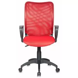 Кресло Бюрократ CH-599AXSN CH-599/R/TW-97N красное/красное, спинка сетка