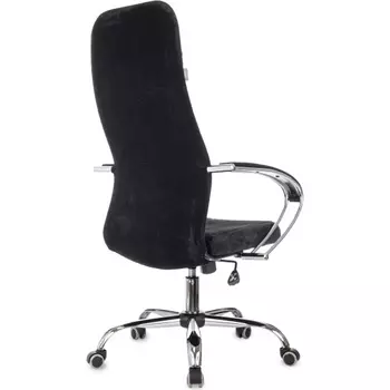 Кресло Бюрократ CH-610SL руководителя черный Light-20 крестов. металл хром